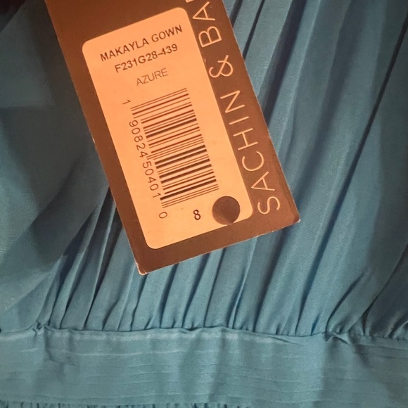 Sachin & Babi MaKayla Gown NWT - AZURE - Picture 10 of 12
